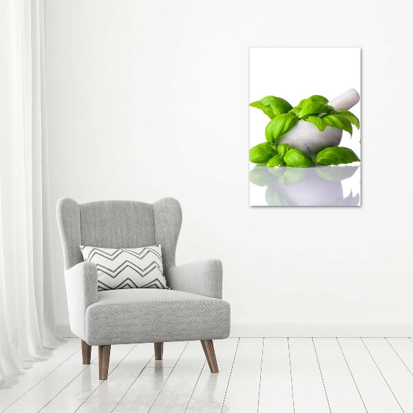 Canvas wall art Mortars and herbs