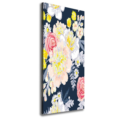 Canvas wall art Bouquet of flowers