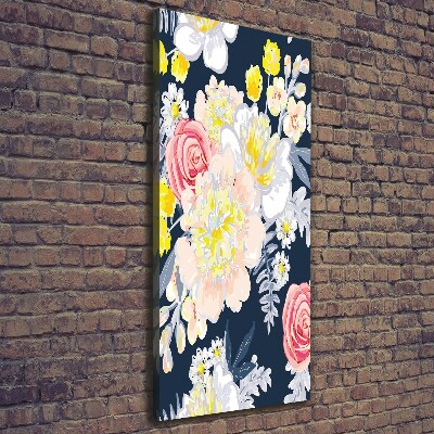 Canvas wall art Bouquet of flowers