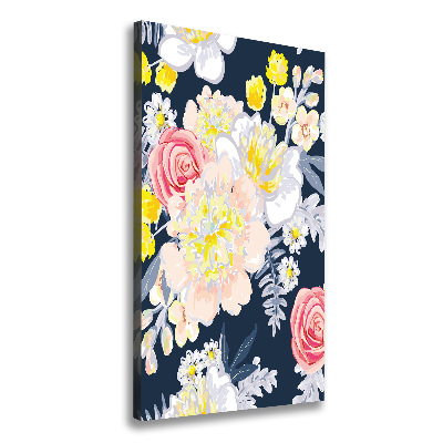 Canvas wall art Bouquet of flowers