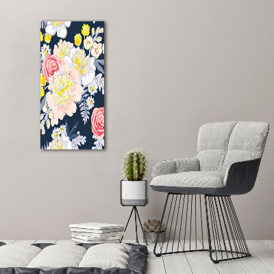 Canvas wall art Bouquet of flowers