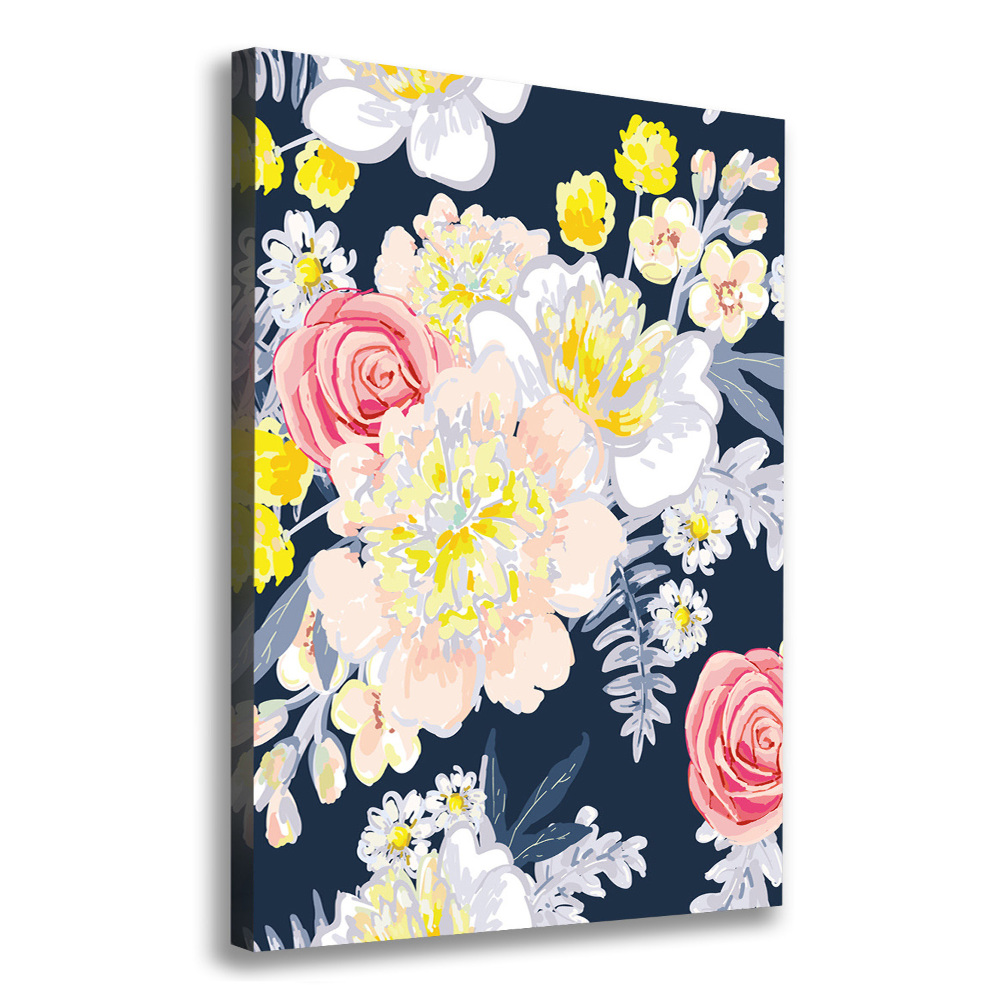 Canvas wall art Bouquet of flowers