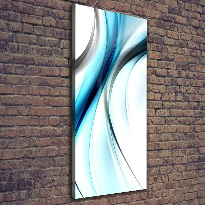 Canvas wall art Wave abstraction