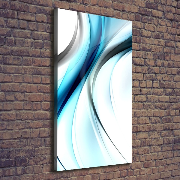 Canvas wall art Wave abstraction