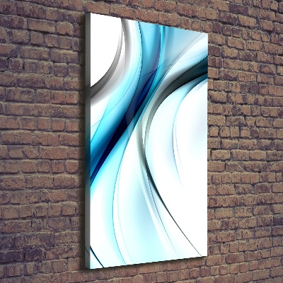 Canvas wall art Wave abstraction