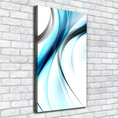 Canvas wall art Wave abstraction