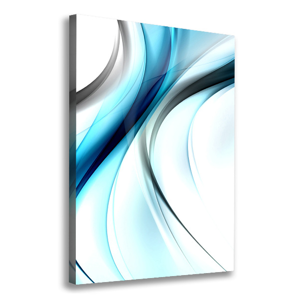 Canvas wall art Wave abstraction