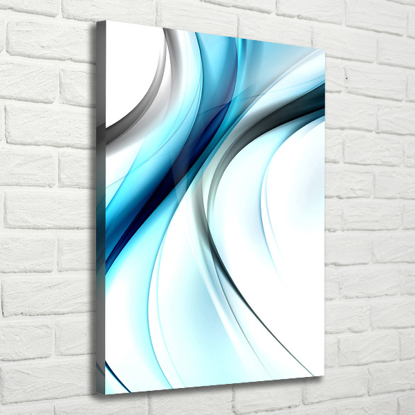 Canvas wall art Wave abstraction