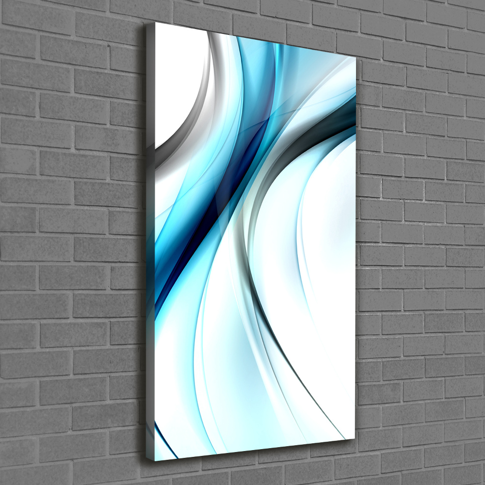 Canvas wall art Wave abstraction