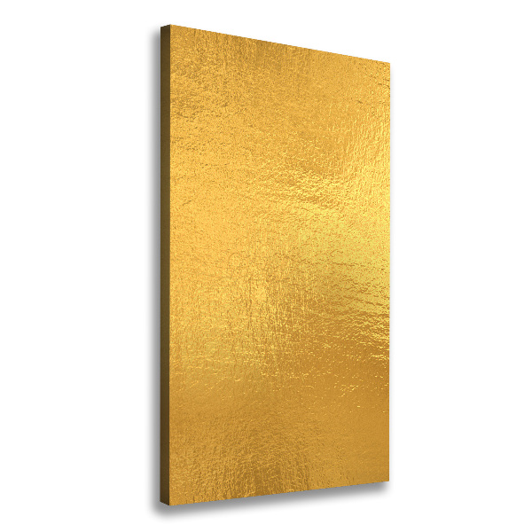 Canvas wall art Golden foil background