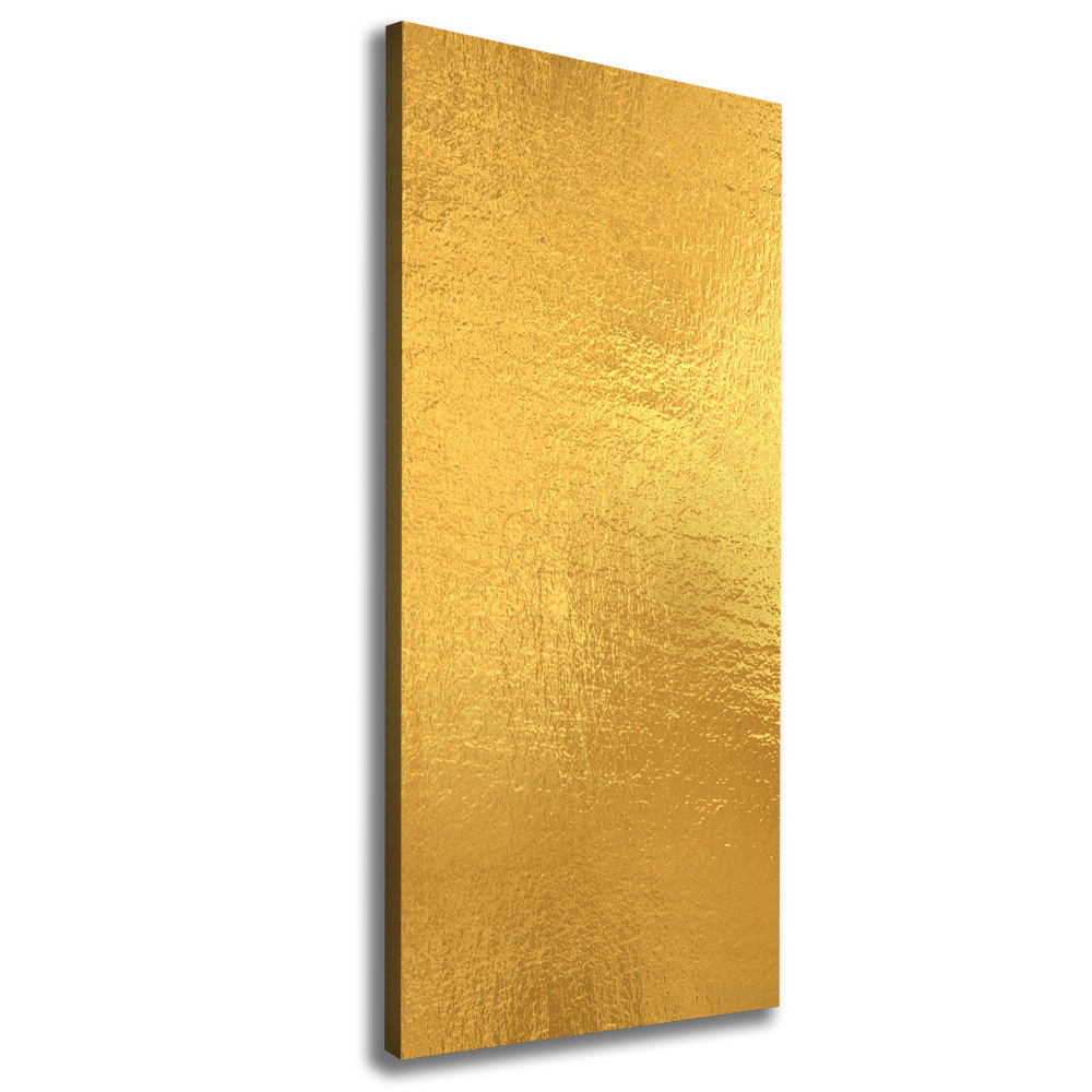 Canvas wall art Golden foil background