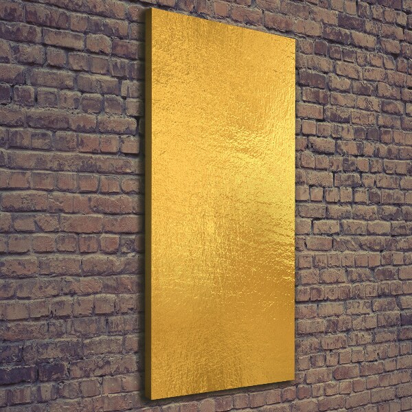 Canvas wall art Golden foil background