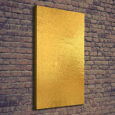 Canvas wall art Golden foil background