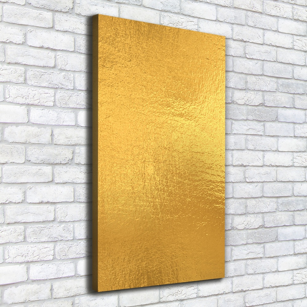 Canvas wall art Golden foil background