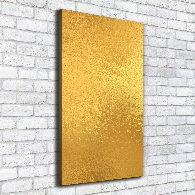 Canvas wall art Golden foil background