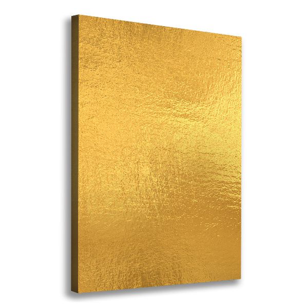 Canvas wall art Golden foil background