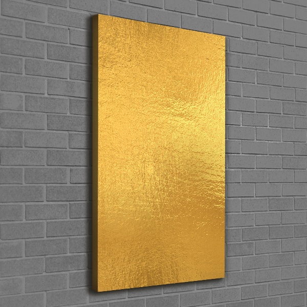 Canvas wall art Golden foil background