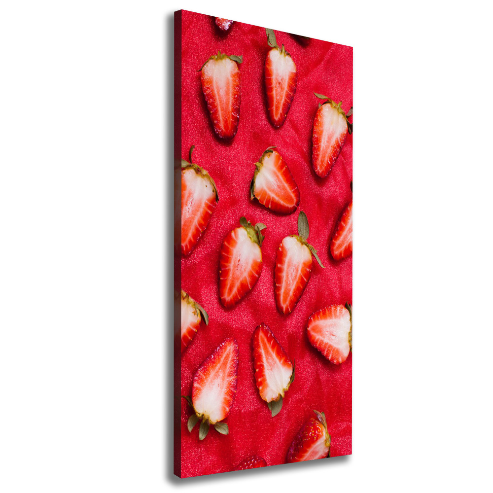 Large canvas wall art Strawberries