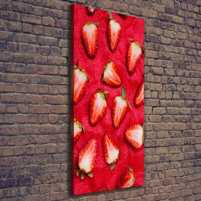 Large canvas wall art Strawberries