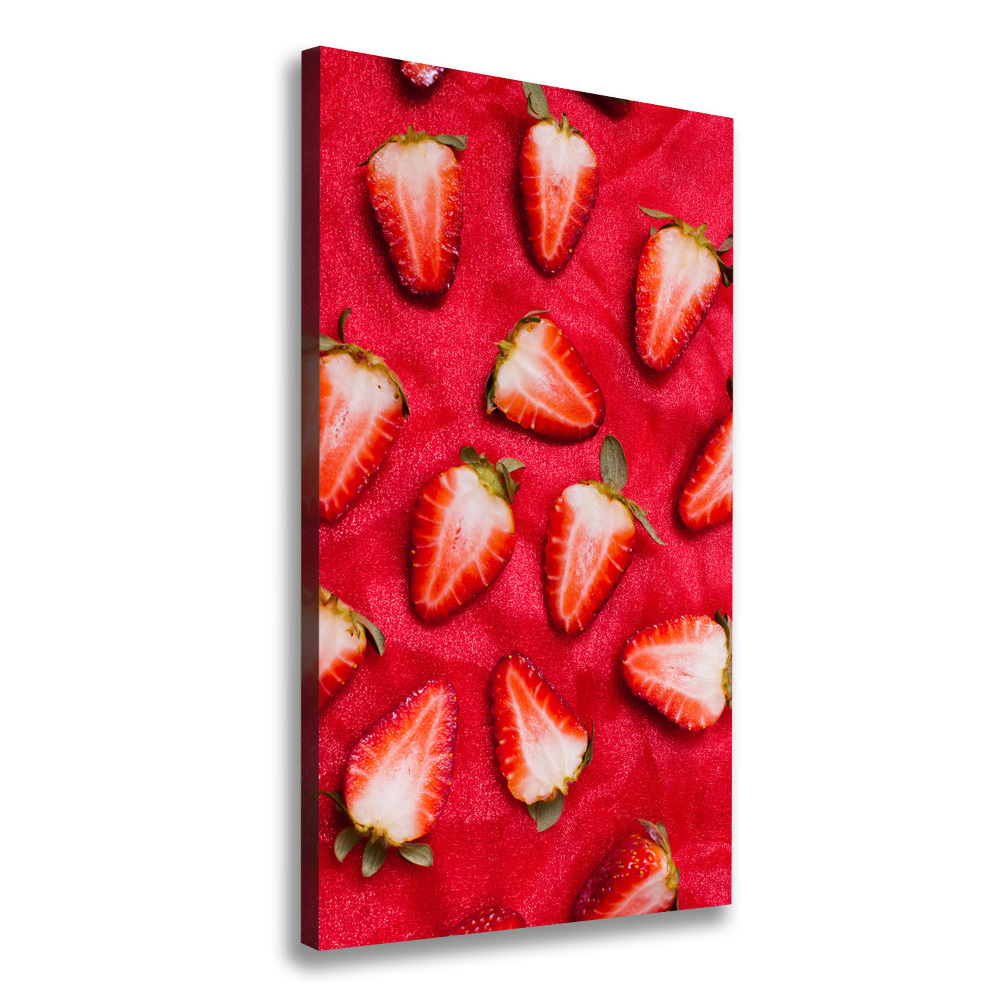 Large canvas wall art Strawberries