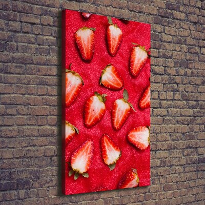 Large canvas wall art Strawberries