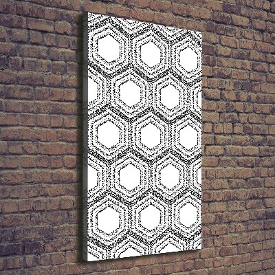 Canvas print Geometric background