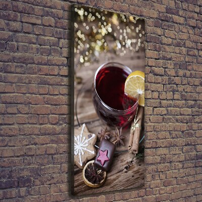 Large canvas wall art Mulled wine