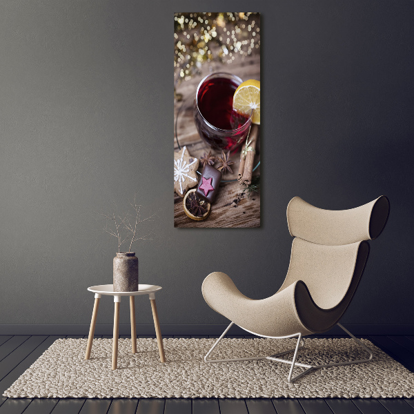 Large canvas wall art Mulled wine