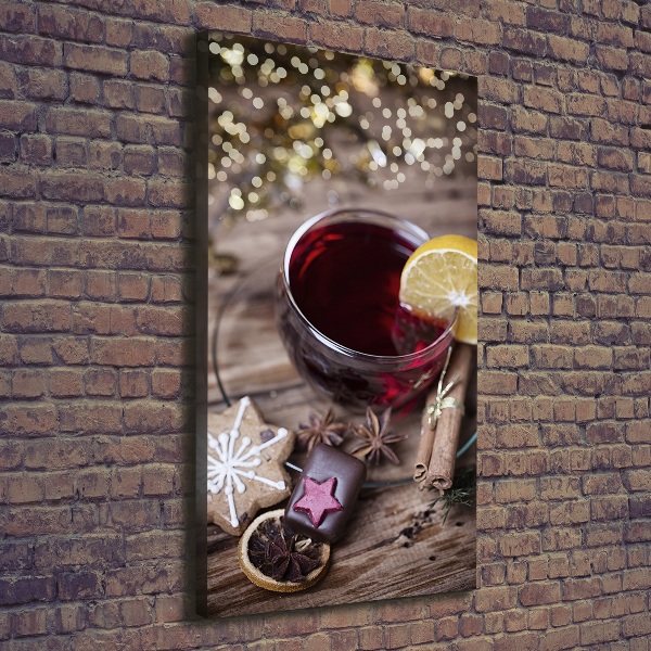 Large canvas wall art Mulled wine