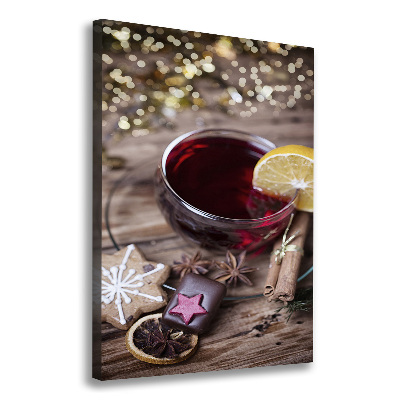 Large canvas wall art Mulled wine