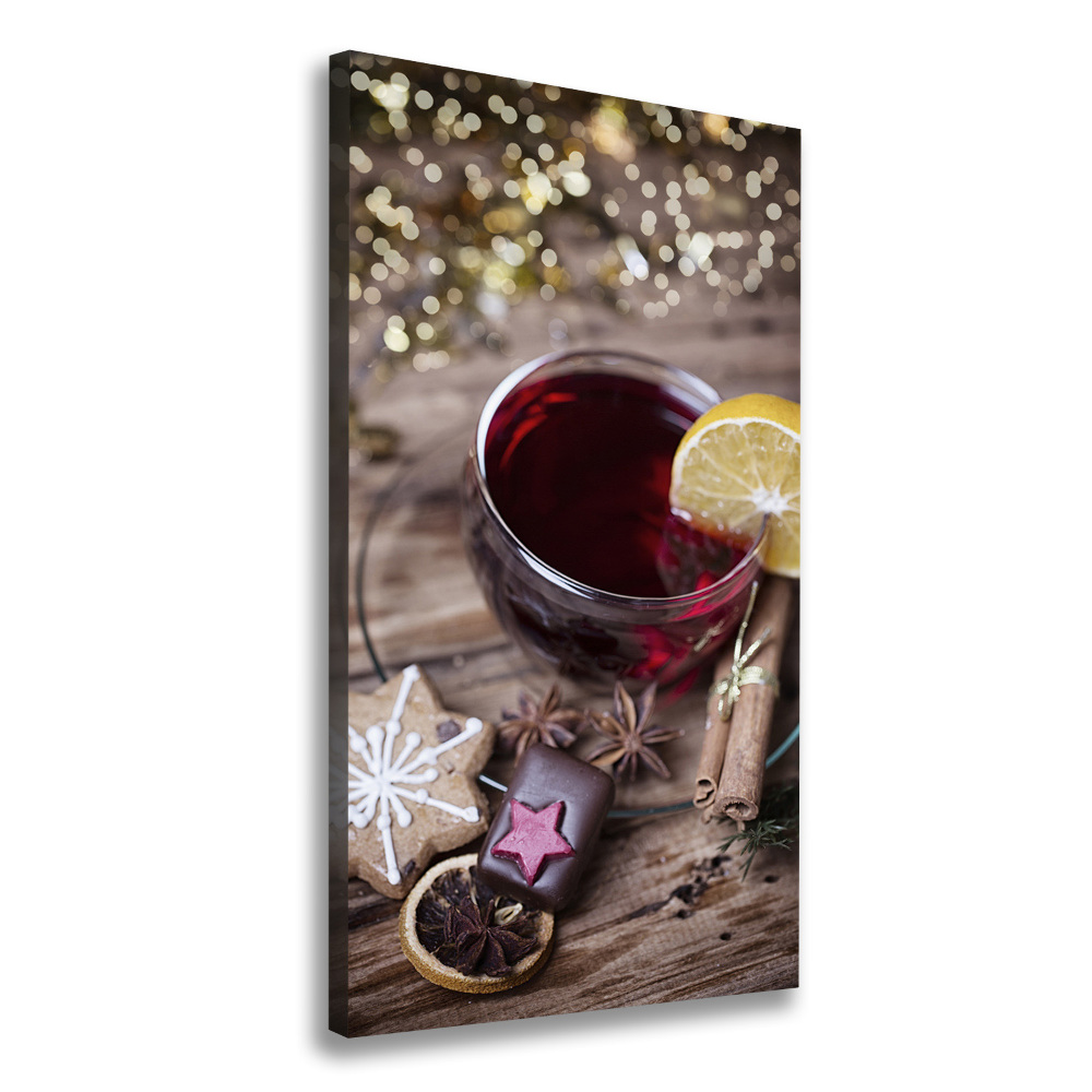 Large canvas wall art Mulled wine