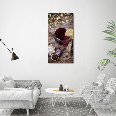 Large canvas wall art Mulled wine