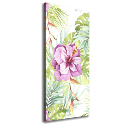 Canvas wall art Hawaiian pattern