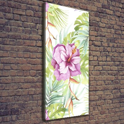 Canvas wall art Hawaiian pattern