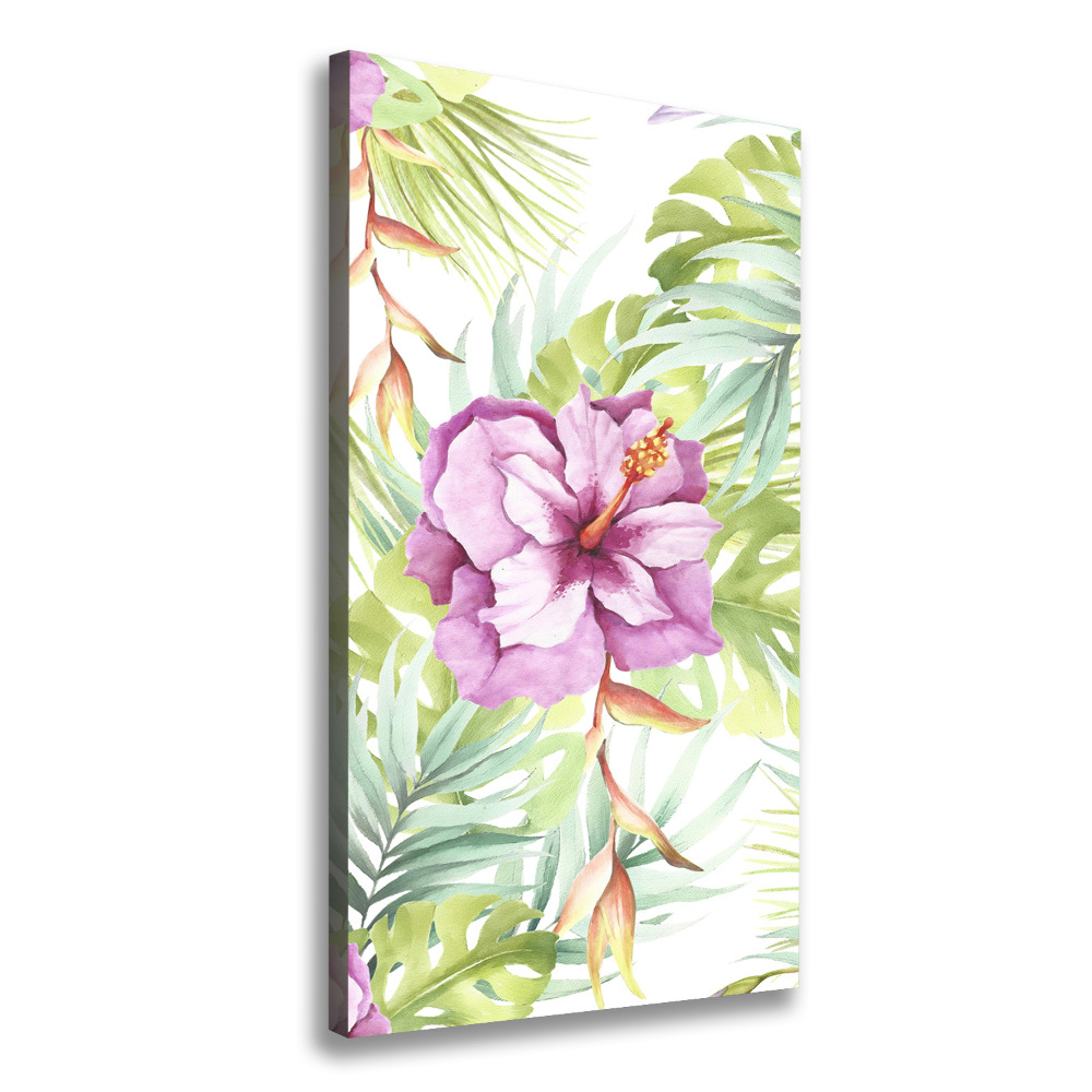 Canvas wall art Hawaiian pattern