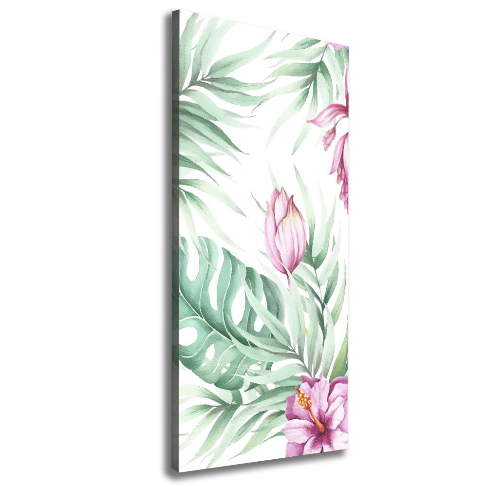 Large canvas wall art Hawaiian pattern