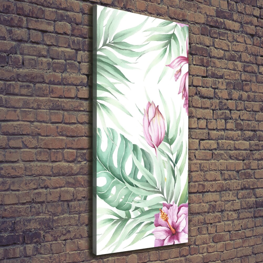 Large canvas wall art Hawaiian pattern