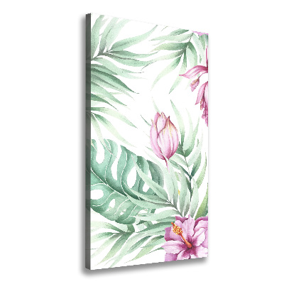 Large canvas wall art Hawaiian pattern