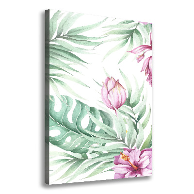 Large canvas wall art Hawaiian pattern