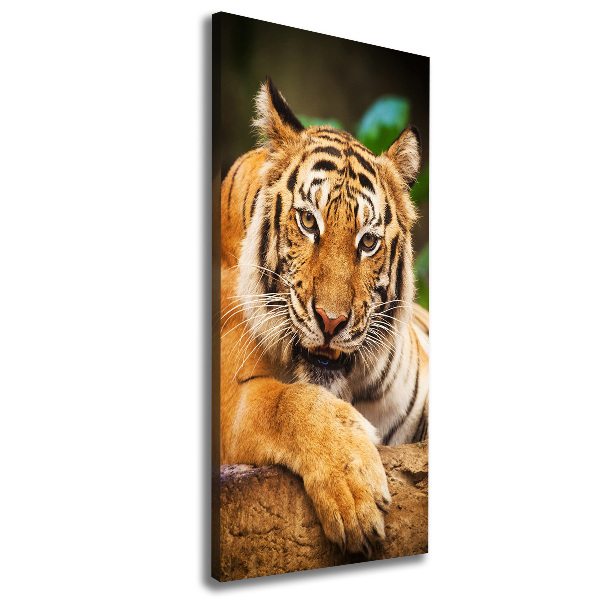 Canvas wall art Bengal tiger