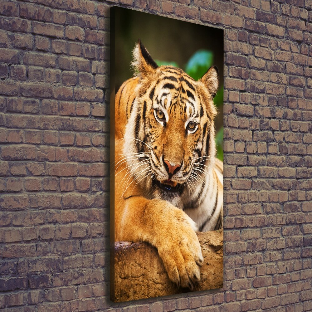 Canvas wall art Bengal tiger