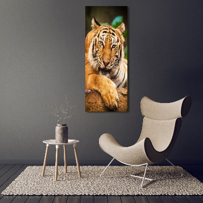 Canvas wall art Bengal tiger