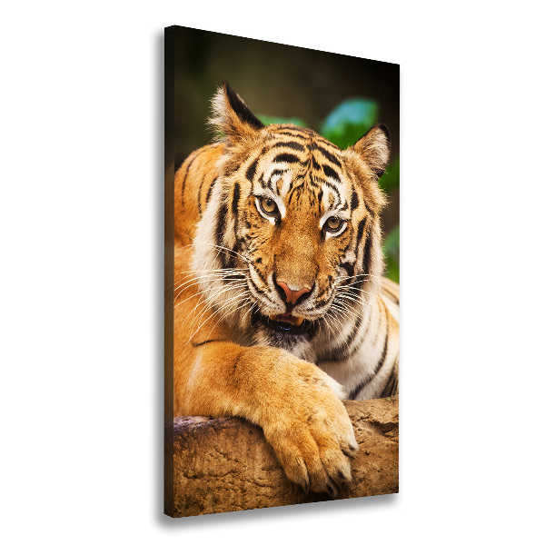 Canvas wall art Bengal tiger