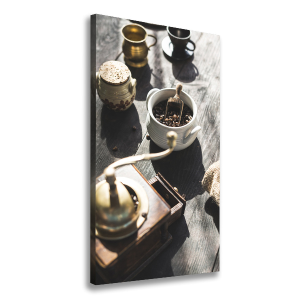 Canvas wall art Coffee grinder