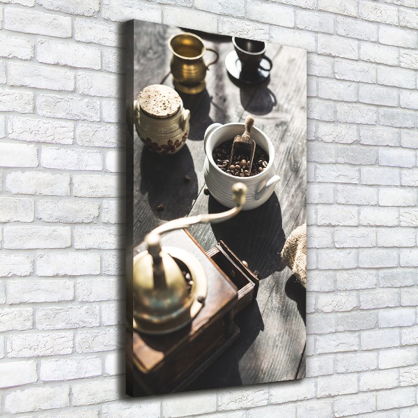 Canvas wall art Coffee grinder