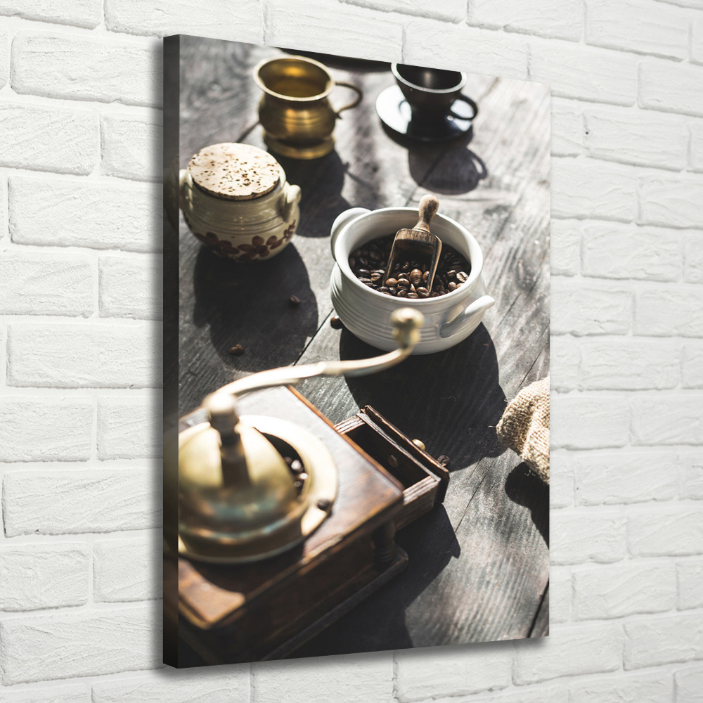 Canvas wall art Coffee grinder