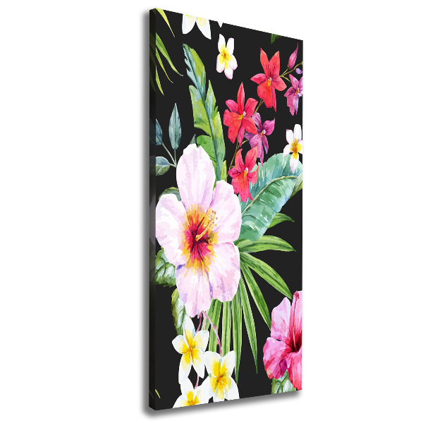 Large canvas wall art Hawaiian pattern