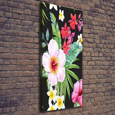 Large canvas wall art Hawaiian pattern