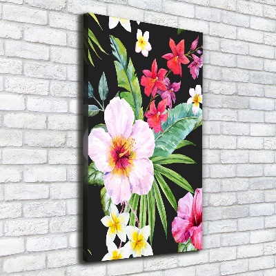 Large canvas wall art Hawaiian pattern