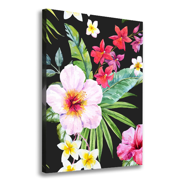 Large canvas wall art Hawaiian pattern